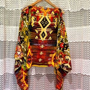 100% rayon, Poncho Top